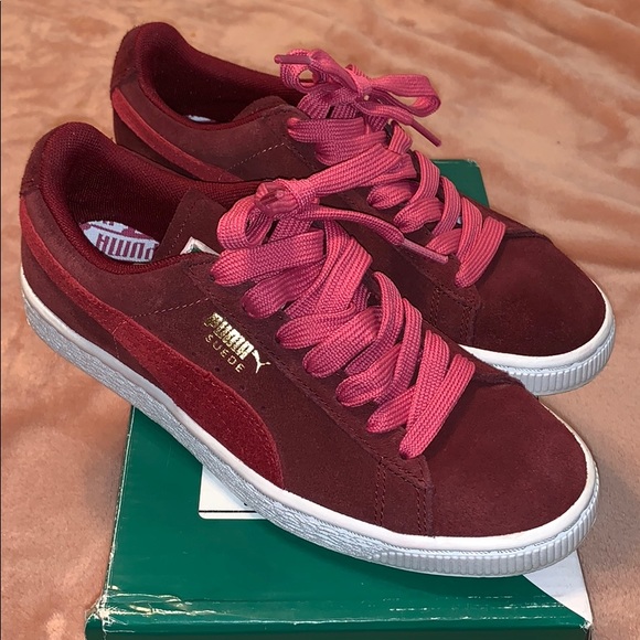 puma suede rio red